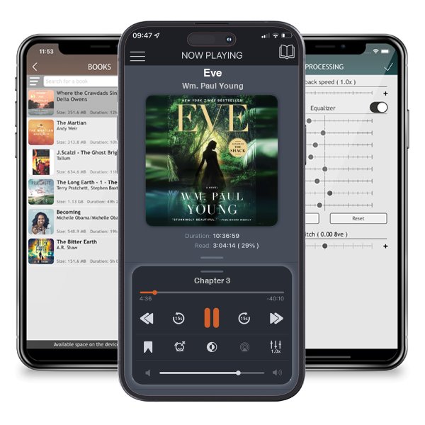 Download fo free audiobook Eve by Wm. Paul Young and listen anywhere on your iOS devices in the ListenBook app.