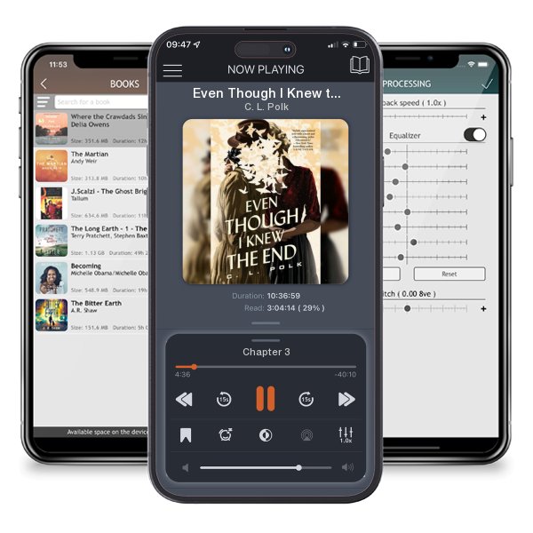 Download fo free audiobook Even Though I Knew the End by C. L. Polk and listen anywhere on your iOS devices in the ListenBook app.
