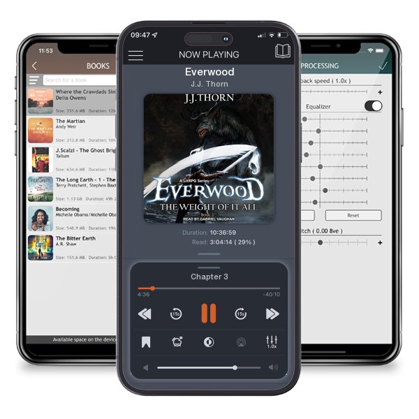 Download fo free audiobook Everwood by J.J. Thorn and listen anywhere on your iOS devices in the ListenBook app.