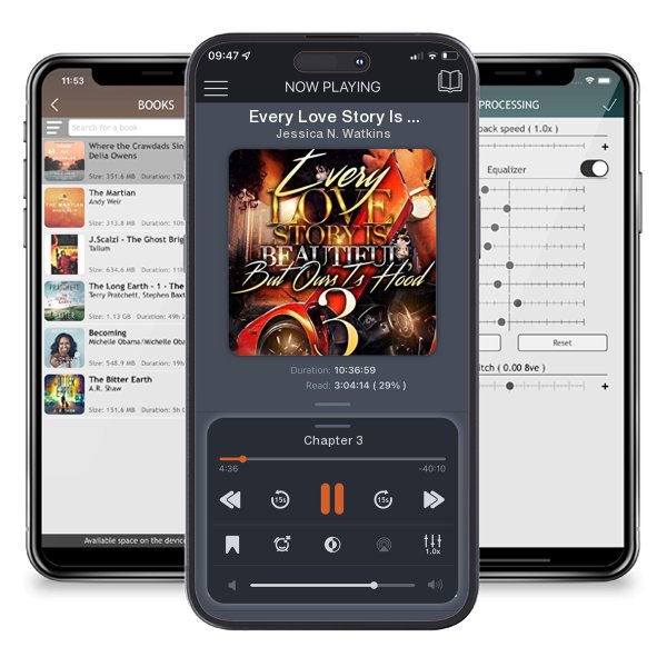 Download fo free audiobook Every Love Story Is Beautiful, but Ours Is Hood 3 by Jessica N. Watkins and listen anywhere on your iOS devices in the ListenBook app.