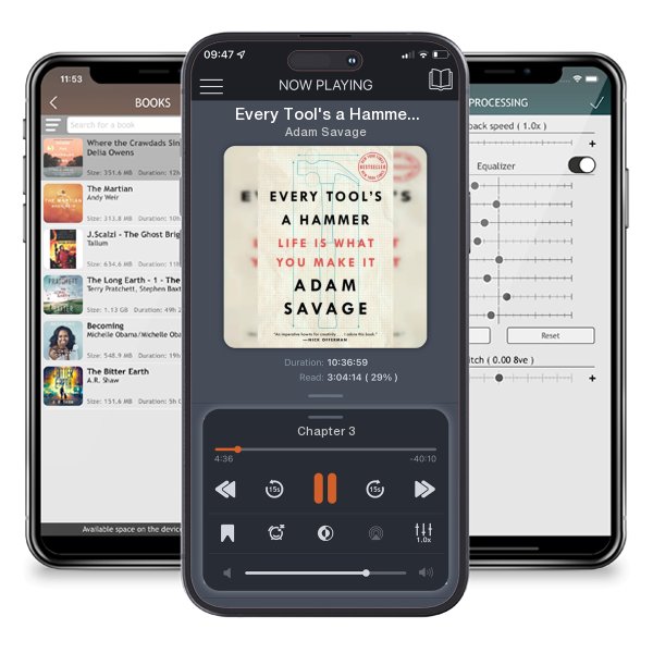 Download fo free audiobook Every Tool's a Hammer: Life Is What You Make It by Adam Savage and listen anywhere on your iOS devices in the ListenBook app.