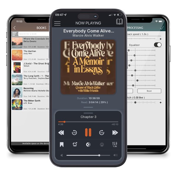 Download fo free audiobook Everybody Come Alive: A Memoir in Essays by Marcie Alvis Walker and listen anywhere on your iOS devices in the ListenBook app.