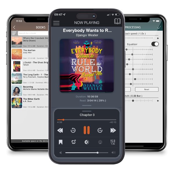 Download fo free audiobook Everybody Wants to Rule the World Except Me (Dark Lord Davi, #2) by Django Wexler and listen anywhere on your iOS devices in the ListenBook app.