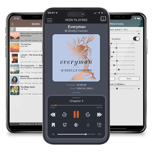 Download fo free audiobook Everyman by M Shelly Conner and listen anywhere on your iOS devices in the ListenBook app.