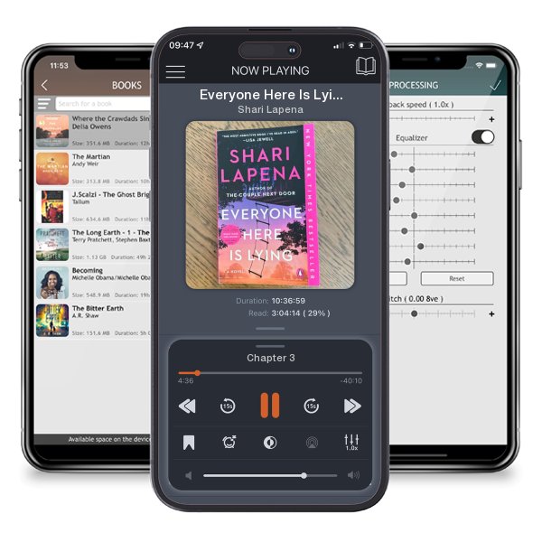 Download fo free audiobook Everyone Here Is Lying by Shari Lapena and listen anywhere on your iOS devices in the ListenBook app.