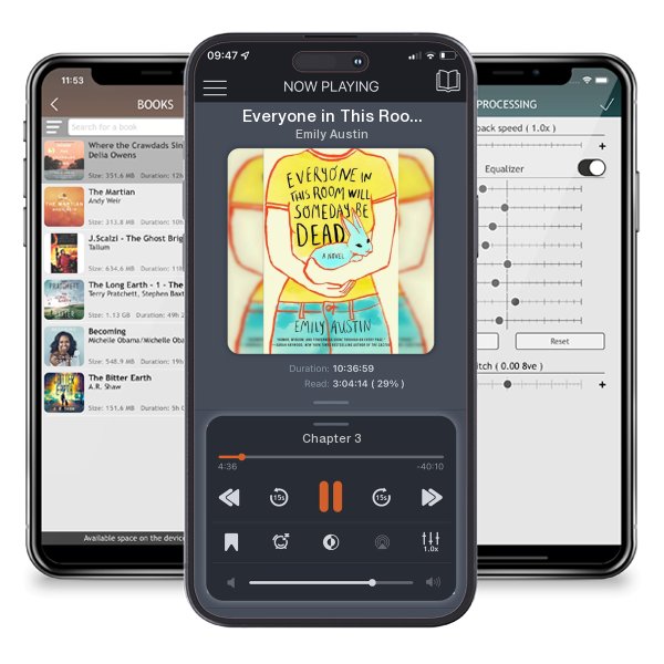 Download fo free audiobook Everyone in This Room Will Someday Be Dead by Emily Austin and listen anywhere on your iOS devices in the ListenBook app.