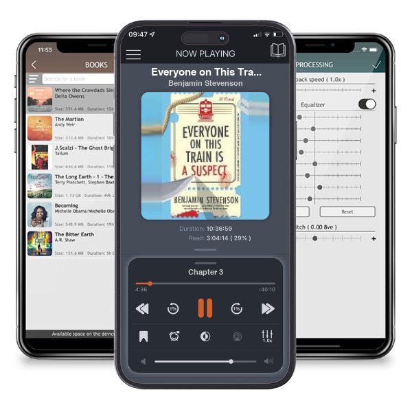 Download fo free audiobook Everyone on This Train Is a Suspect by Benjamin Stevenson and listen anywhere on your iOS devices in the ListenBook app.