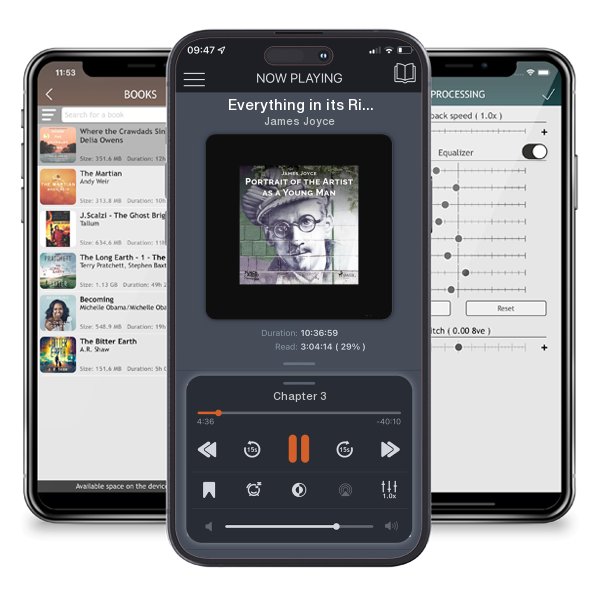 Download fo free audiobook Everything in its Right Place by James Joyce and listen anywhere on your iOS devices in the ListenBook app.