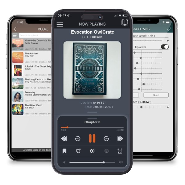 Download fo free audiobook Evocation OwlCrate by S. T. Gibson and listen anywhere on your iOS devices in the ListenBook app.