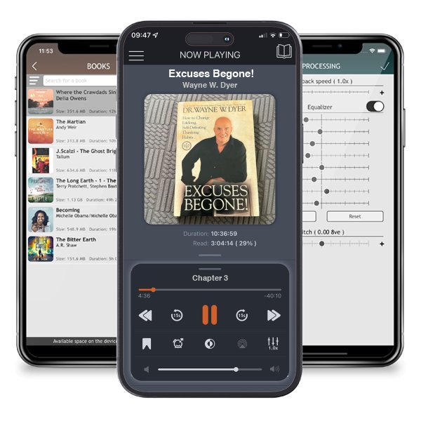 Download fo free audiobook Excuses Begone! by Wayne W. Dyer and listen anywhere on your iOS devices in the ListenBook app.