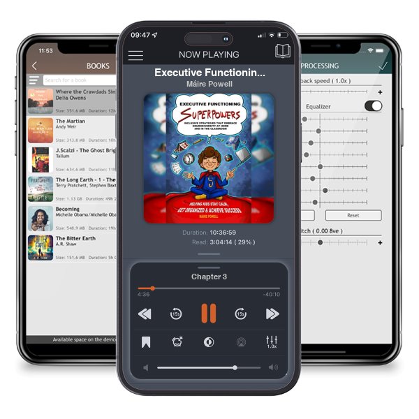 Download fo free audiobook Executive Functioning Superpowers: Inclusive Strategies That Embrace Neurodiversity at Home and in the Classroom. Helping Kids Stay Calm, Get Organize by Máire Powell and listen anywhere on your iOS devices in the ListenBook app.