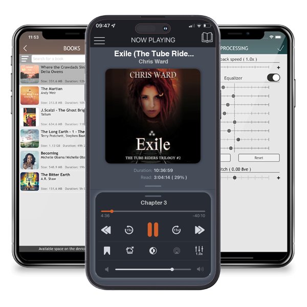 Download fo free audiobook Exile (The Tube Riders, #2) by Chris Ward and listen anywhere on your iOS devices in the ListenBook app.