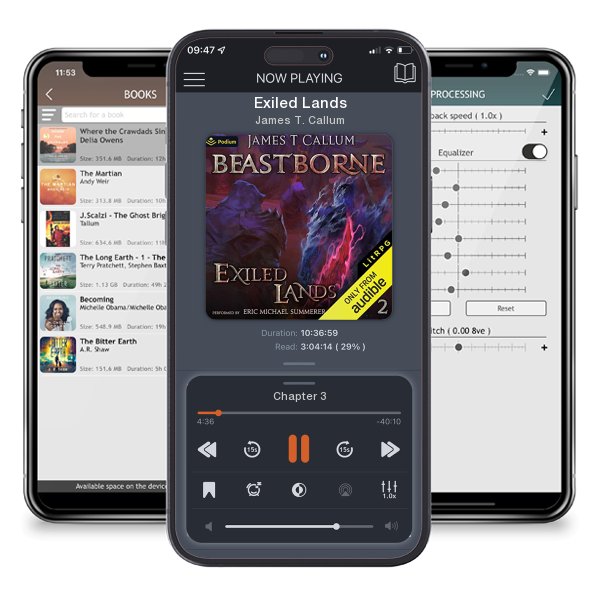 Download fo free audiobook Exiled Lands by James T. Callum and listen anywhere on your iOS devices in the ListenBook app.