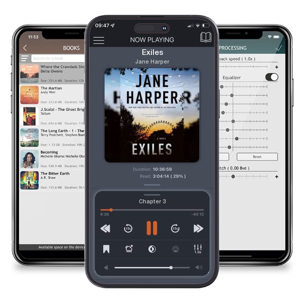 Download fo free audiobook Exiles by Jane Harper and listen anywhere on your iOS devices in the ListenBook app.