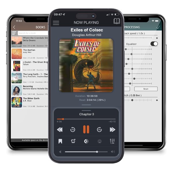 Download fo free audiobook Exiles of Colsec by Douglas Arthur Hill and listen anywhere on your iOS devices in the ListenBook app.