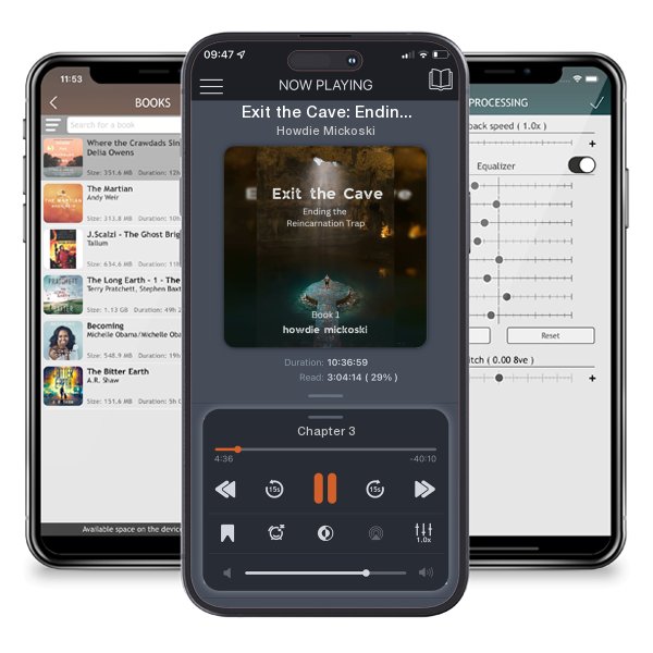 Download fo free audiobook Exit the Cave: Ending the Reincarnation Trap, Book 1 by Howdie Mickoski and listen anywhere on your iOS devices in the ListenBook app.