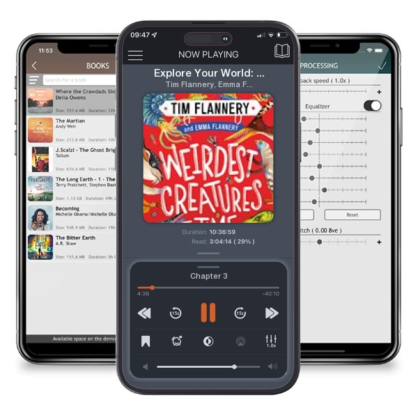 Download fo free audiobook Explore Your World: Weirdest... by Tim Flannery, Emma Flannery,... and listen anywhere on your iOS devices in the ListenBook app.
