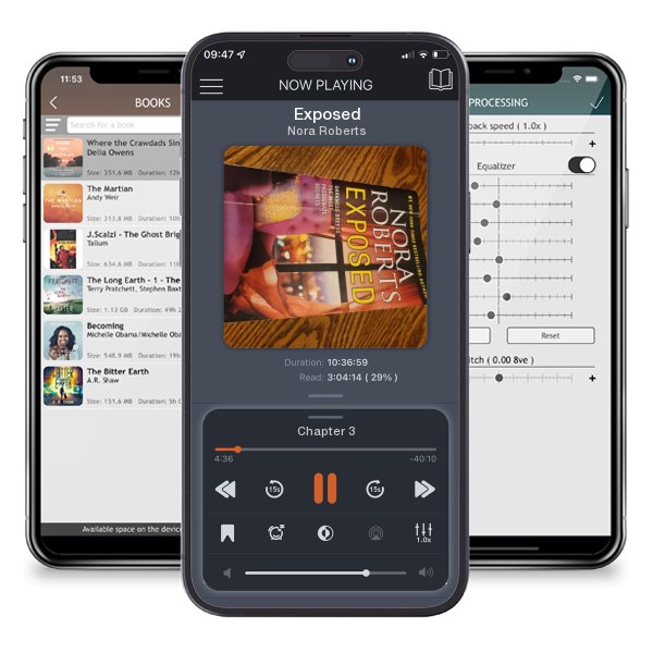 Download fo free audiobook Exposed by Nora Roberts and listen anywhere on your iOS devices in the ListenBook app.