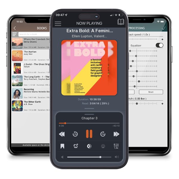 Download fo free audiobook Extra Bold: A Feminist, Inclusive, Anti-Racist, Nonbinary... by Ellen Lupton, Valentina Vergara,  et al. and listen anywhere on your iOS devices in the ListenBook app.