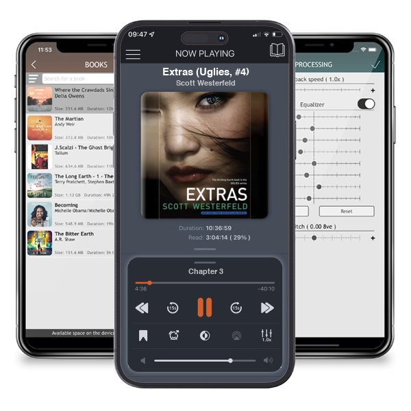 Download fo free audiobook Extras (Uglies, #4) by Scott Westerfeld and listen anywhere on your iOS devices in the ListenBook app.
