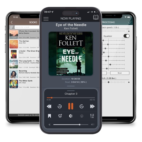 Download fo free audiobook Eye of the Needle by Ken Follett and listen anywhere on your iOS devices in the ListenBook app.