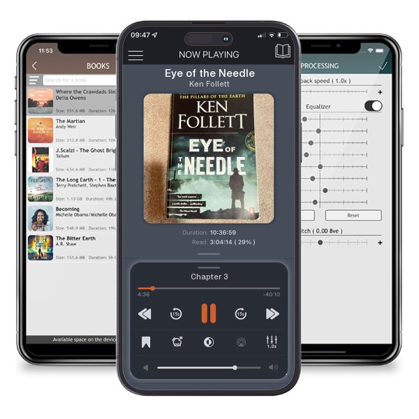 Download fo free audiobook Eye of the Needle by Ken Follett and listen anywhere on your iOS devices in the ListenBook app.