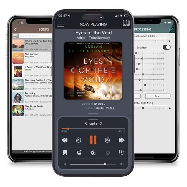 Download fo free audiobook Eyes of the Void by Adrian Tchaikovsky and listen anywhere on your iOS devices in the ListenBook app.