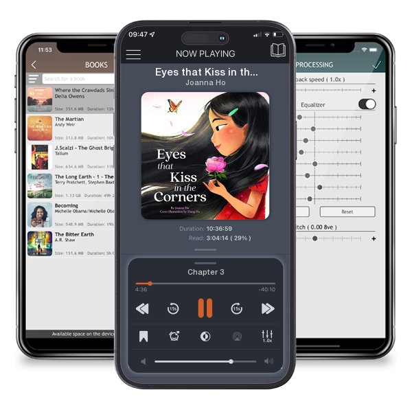 Download fo free audiobook Eyes that Kiss in the Corners by Joanna Ho and listen anywhere on your iOS devices in the ListenBook app.