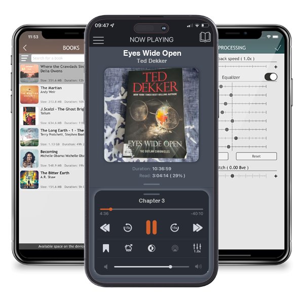 Download fo free audiobook Eyes Wide Open by Ted Dekker and listen anywhere on your iOS devices in the ListenBook app.