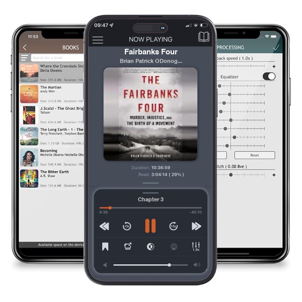 Download fo free audiobook Fairbanks Four by Brian Patrick ODonoghue and listen anywhere on your iOS devices in the ListenBook app.