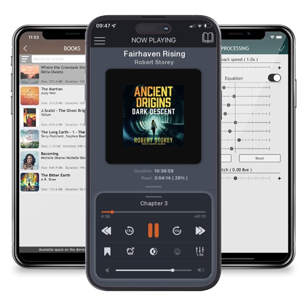 Download fo free audiobook Fairhaven Rising by Robert Storey and listen anywhere on your iOS devices in the ListenBook app.