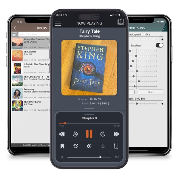 Download fo free audiobook Fairy Tale by Stephen King and listen anywhere on your iOS devices in the ListenBook app.