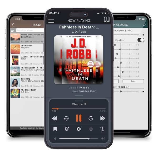 Download fo free audiobook Faithless in Death: An Eve Dallas Novel by J. D. Robb and listen anywhere on your iOS devices in the ListenBook app.