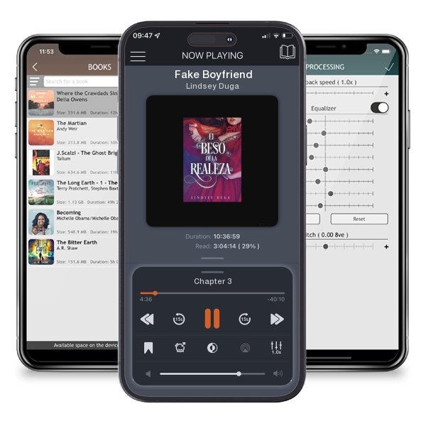 Download fo free audiobook Fake Boyfriend by Lindsey Duga and listen anywhere on your iOS devices in the ListenBook app.