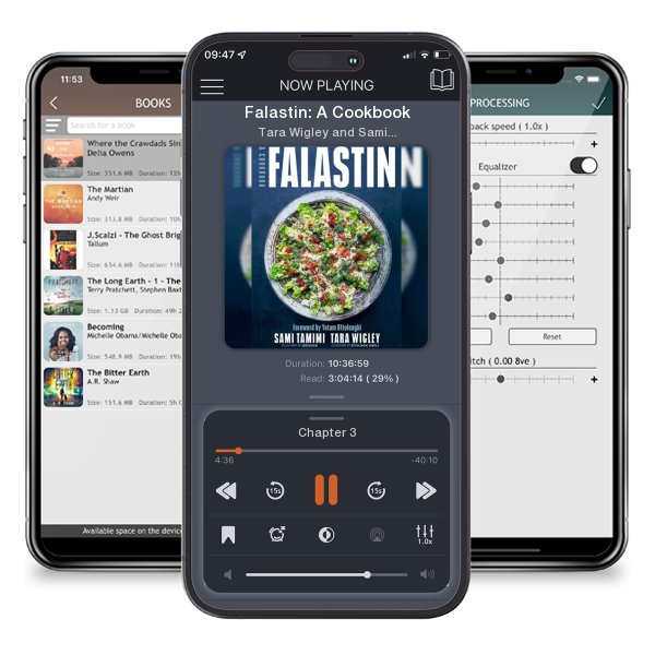 Download fo free audiobook Falastin: A Cookbook by Tara Wigley and Sami Tamimi and listen anywhere on your iOS devices in the ListenBook app.