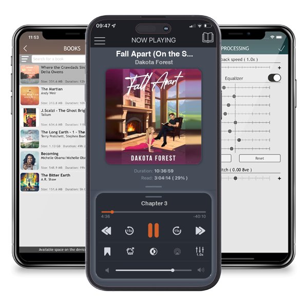 Download fo free audiobook Fall Apart (On the Slopes #2) by Dakota Forest and listen anywhere on your iOS devices in the ListenBook app.