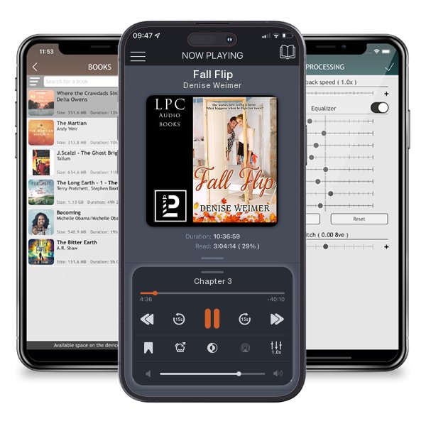 Download fo free audiobook Fall Flip by Denise Weimer and listen anywhere on your iOS devices in the ListenBook app.