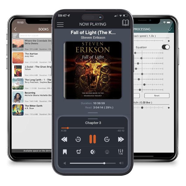Download fo free audiobook Fall of Light (The Kharkanas Trilogy, #2) by Steven Erikson and listen anywhere on your iOS devices in the ListenBook app.