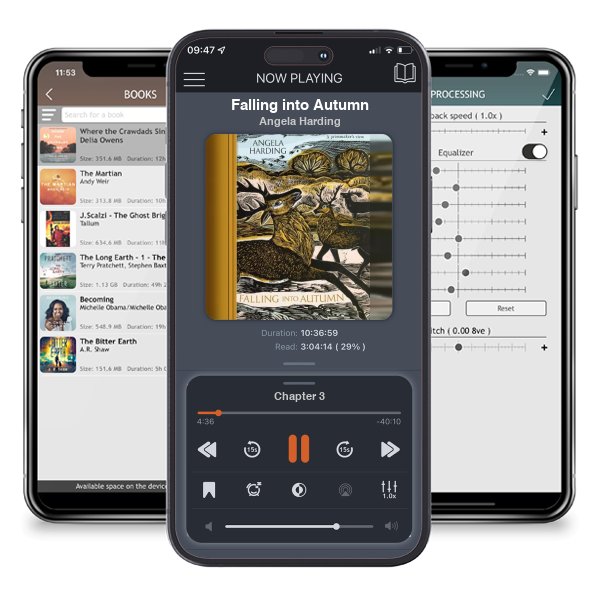 Download fo free audiobook Falling into Autumn by Angela Harding and listen anywhere on your iOS devices in the ListenBook app.