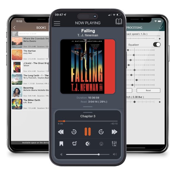 Download fo free audiobook Falling by T. J. Newman and listen anywhere on your iOS devices in the ListenBook app.