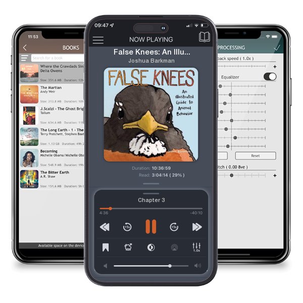 Download fo free audiobook False Knees: An Illustrated Guide to Animal Behavior by Joshua Barkman and listen anywhere on your iOS devices in the ListenBook app.