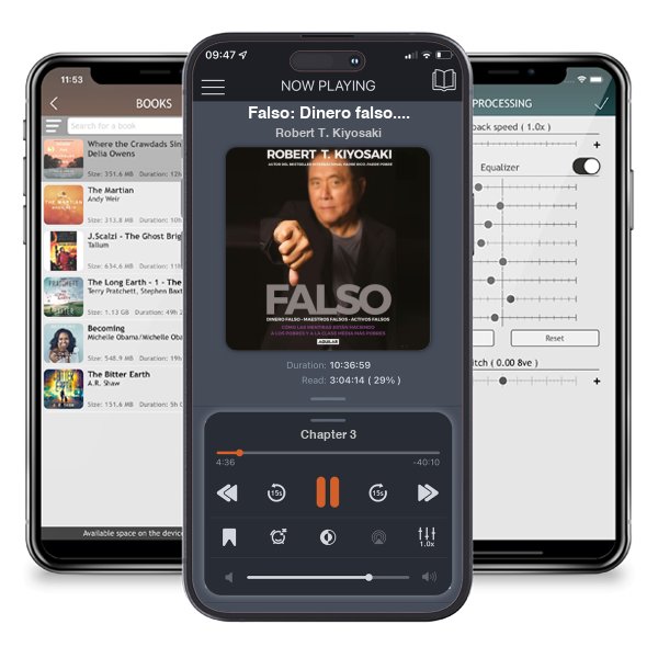 Descargar audiolibro gratis Falso: Dinero falso. Maestros falsos. Activos falsos. / Fake: Fake Money, Fake Teachers, Fake Assets: How Lies Are Making the Poor and Middle Class Poorer by Robert T. Kiyosaki y escuchar en cualquier lugar en sus dispositivos iOS en la aplicación ListenBook.