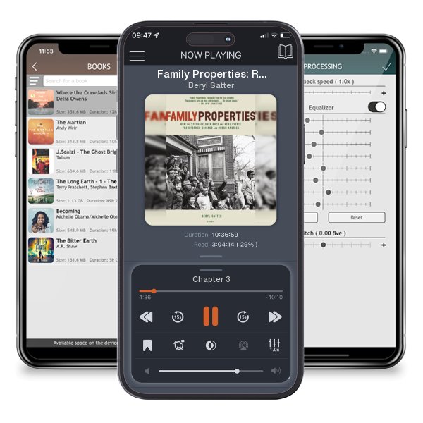 Download fo free audiobook Family Properties: Race, Real Estate, and the Exploitation of... by Beryl Satter and listen anywhere on your iOS devices in the ListenBook app.