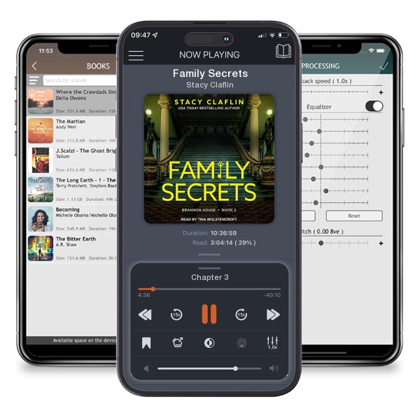 Download fo free audiobook Family Secrets by Stacy Claflin and listen anywhere on your iOS devices in the ListenBook app.