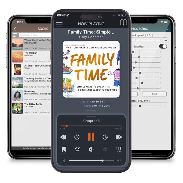Download fo free audiobook Family Time: Simple Ways to Speak the 5 Love Languages to Your Kids by Gary Chapman and listen anywhere on your iOS devices in the ListenBook app.