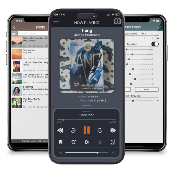 Download fo free audiobook Fang by James Patterson and listen anywhere on your iOS devices in the ListenBook app.