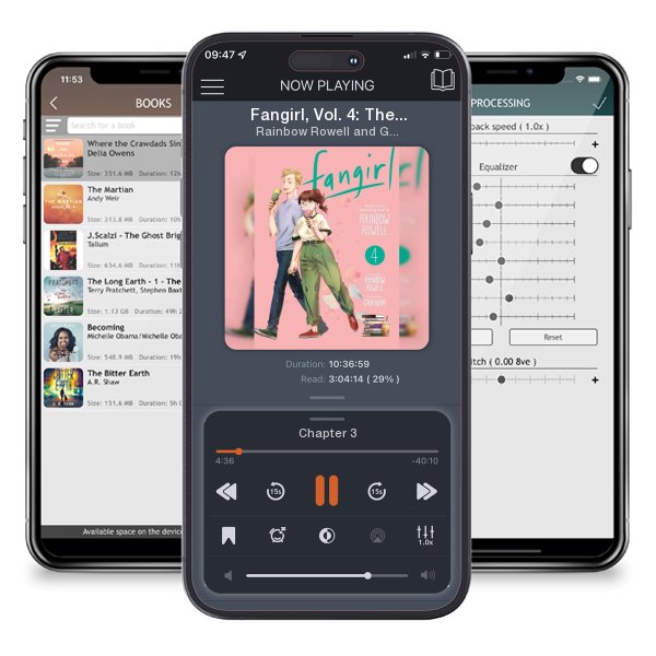 Download fo free audiobook Fangirl, Vol. 4: The Manga by Rainbow Rowell and Gabi Nam and listen anywhere on your iOS devices in the ListenBook app.