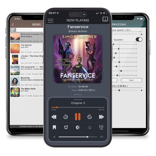 Download fo free audiobook Fanservice by Simon Archer and listen anywhere on your iOS devices in the ListenBook app.