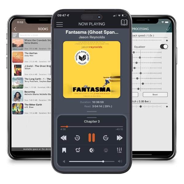 Descargar audiolibro gratis Fantasma (Ghost Spanish Edition) by Jason Reynolds y escuchar en cualquier lugar en sus dispositivos iOS en la aplicación ListenBook.