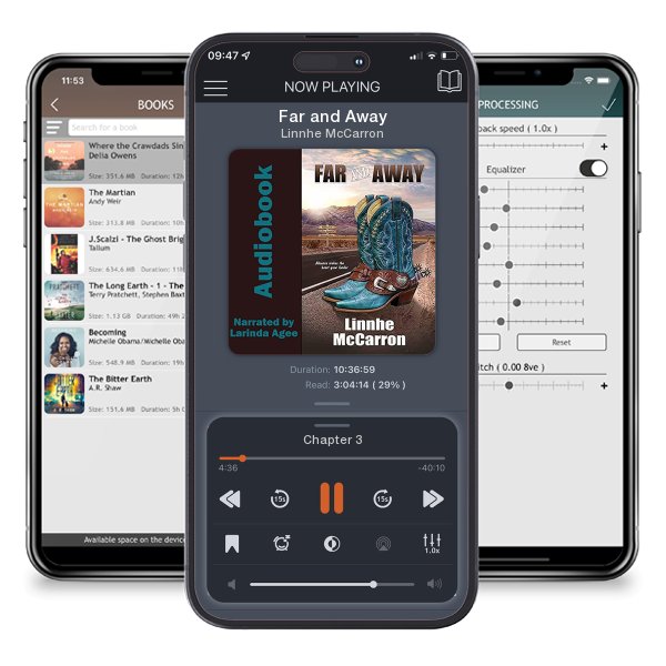 Download fo free audiobook Far and Away by Linnhe McCarron and listen anywhere on your iOS devices in the ListenBook app.
